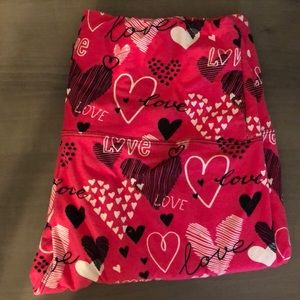 Wide waist band Valentine Leggings